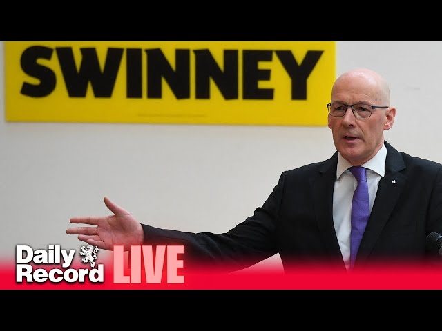 LIVE - New SNP Leader John Swinney delivers speech at Glasgow University