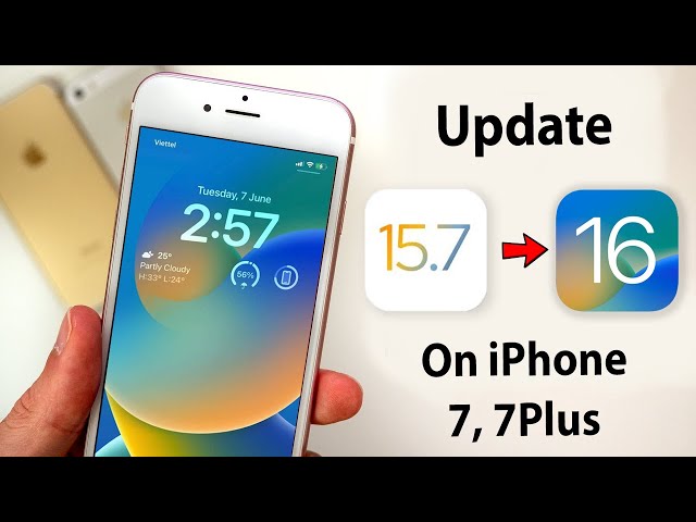 Update iOS 15.7 to iOS 16🔥🔥 || Install iOS 16 on iPhone 7 & 7 Plus