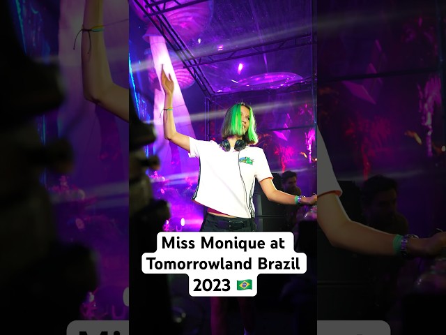 Miss Monique at Tomorrowland Brazil 2023 🇧🇷 #melodictechno #missmonique #progressivehouse