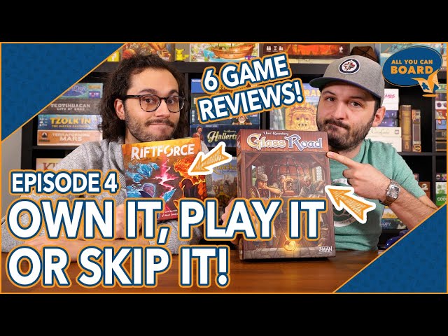 Own it, Play it, or Skip It | 6 Games Reviewed! | Incl. RIFTFORCE, GLASS ROAD & MORE!