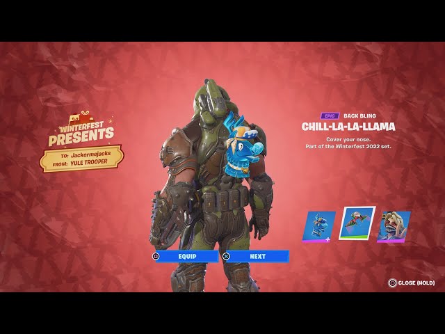 How Is The Chill-la-la-Llama Backbling Reactive? (FREE Backbling Gameplay & Review)
