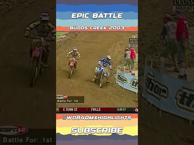 Epic Battle At The Budds Creek Motocross 2003