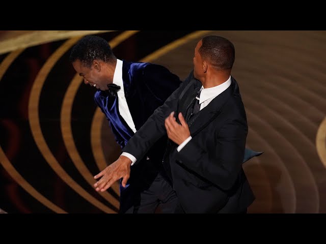 Will Smith slaps Chris Rock at Oscars 2022 after joke at wife Jada Pinkett Smith's expense