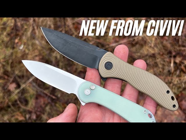 New Civivi Synergy 3 and the NEW Button-Lock Elementum 2: Smooth for EDC, Utility, Woods