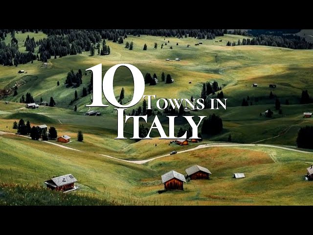 10 Beautiful Towns to Visit in Italy 🇮🇹   | Must See Italian Towns !