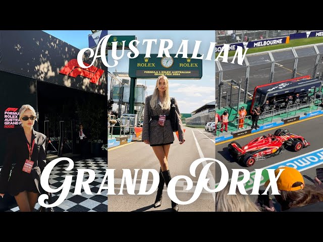 AUSTRALIAN GRAND PRIX: a formula 1 vlog 🏎️✨ [race day, grid walk, glamour on the grid & more]