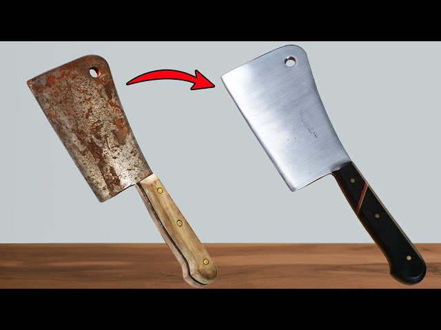 Old Rusted Cleaver Restoration!