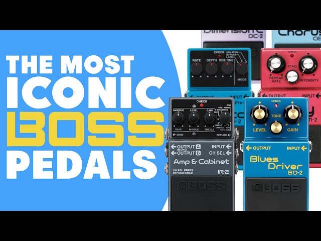MOST Iconic Boss Pedals (with @DannyUnderwood from @BOSSinfoglobal)