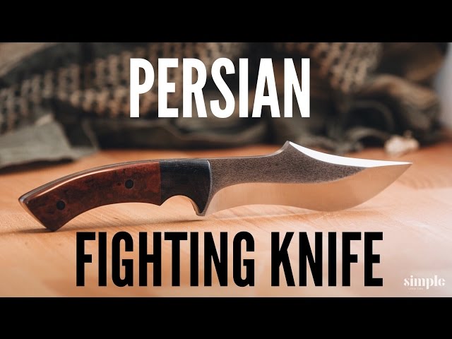 Knife Making - How to Make A Persian Fighter (Curved Blade)