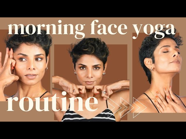 How to do MORNING FACE MASSAGE ROUTINE/ MUST- TRY this 3 mins challenge for a week
