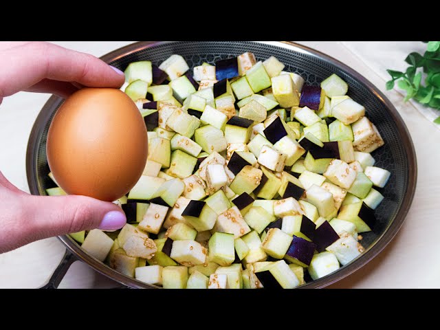 Do you have 1 eggplant and eggs? 3 best eggplant recipes. Tastier than meat!