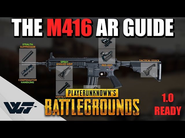 GUIDE: How to PROPERLY use the M416 Assault Rifle (It's Awesome) in PUBG