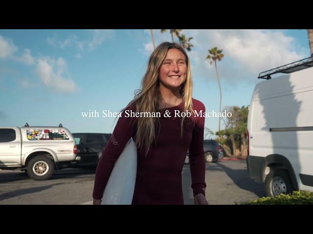 Rob Machado and Shea Sherman SURF SWAMIS REEF in Encinitas, California