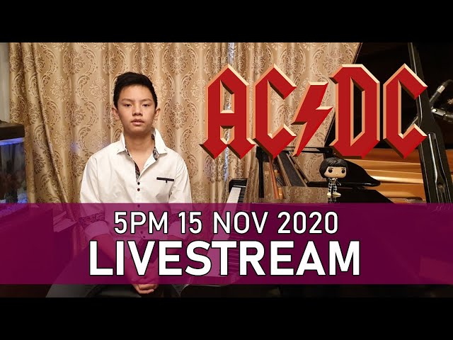 Sunday 5PM UK Piano Livestream ACDC Thunderstruck | Cole Lam