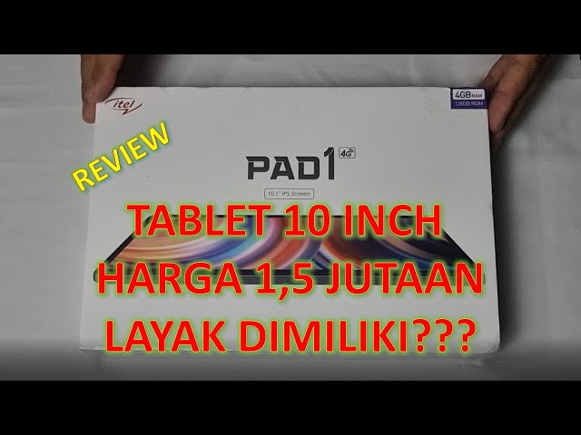 Review Tablet Itel Pad1: Performa Canggih dengan Harga Terjangkau!
