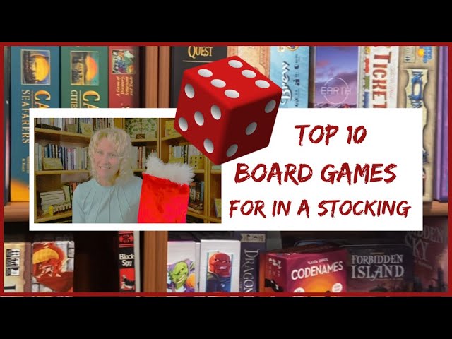 Top 10 Board Games for a Stocking Stuffer Gift #boardgames
