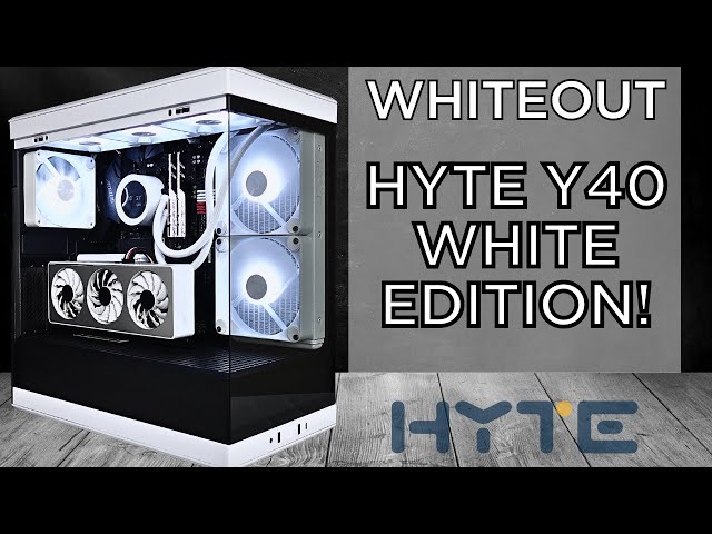 The ULTIMATE White PC! | HYTE Y40 White | Ryzen 7-5800x3D | RTX 3060