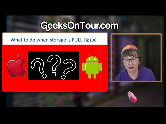 Storage is Full! What does that mean?