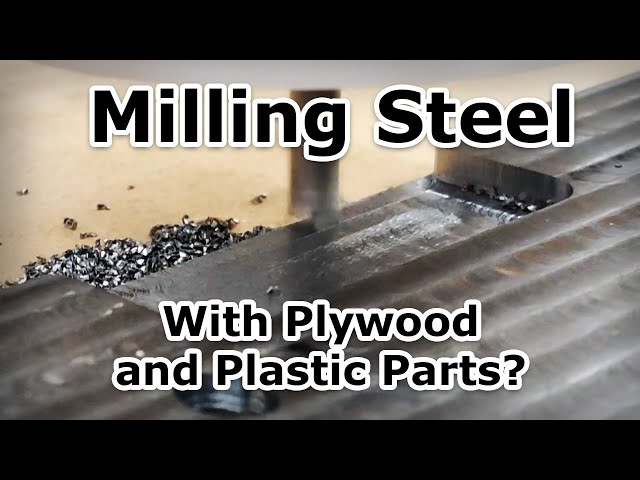 Part 1: PrintNC CNC Upgrades - Machining steel with wood and plastic parts cnc machine.