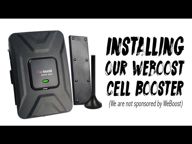 Installing a WeBoost Cell Booster on our Airstream for Internet on the Road