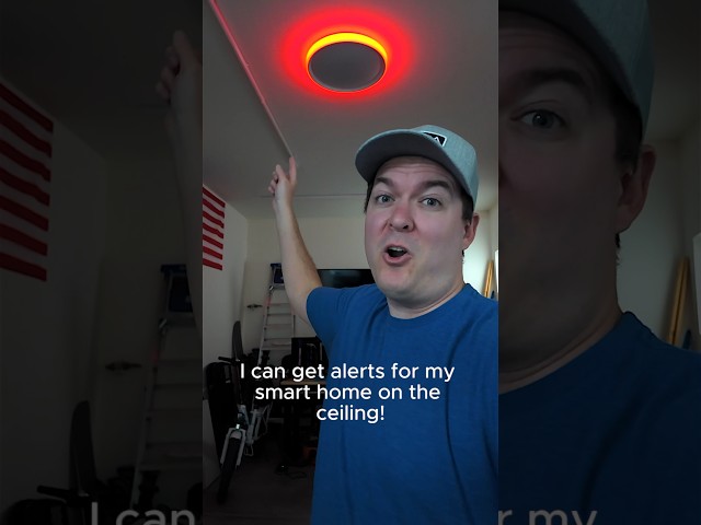 Smart ceiling light with a crazy feature🔥