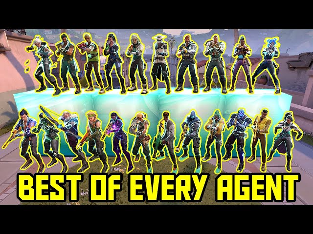 THE BEST VALORANT PLAYER FOR EVERY AGENT!