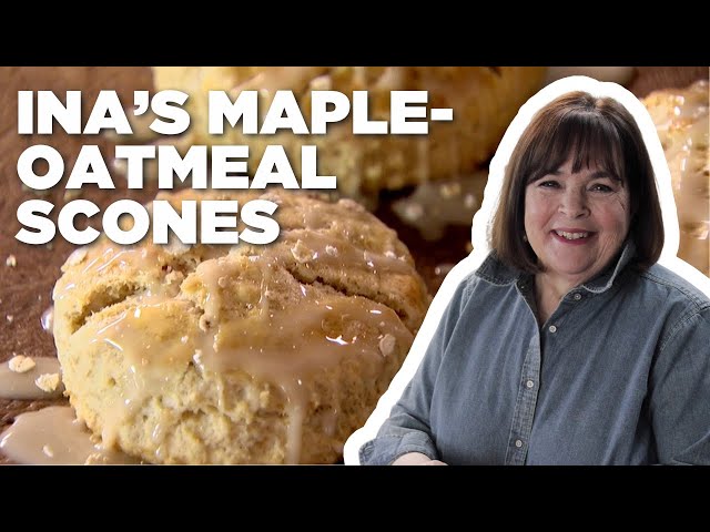 Ina Garten's Maple-Oatmeal Scones | Barefoot Contessa | Food Network