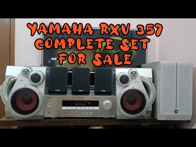 YAMAHA HOME THEATRE FOR SALE RXV 357 COMPLETE SET 🎉🎉🎉🎉