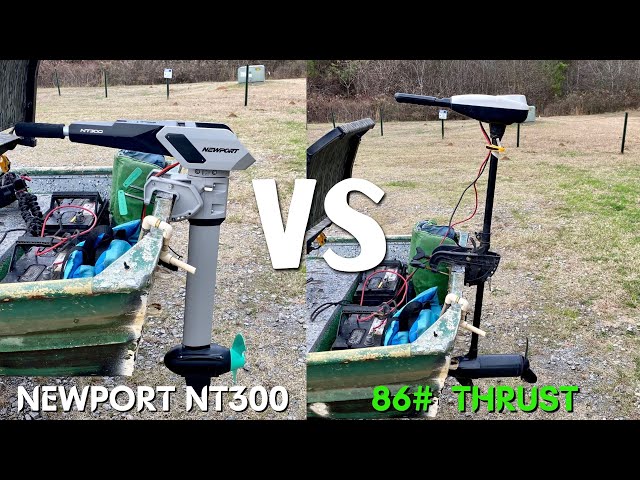 Electric Outboard VS Trolling Motor | NT300 Vs 86 Pound Thrust Trolling Motor