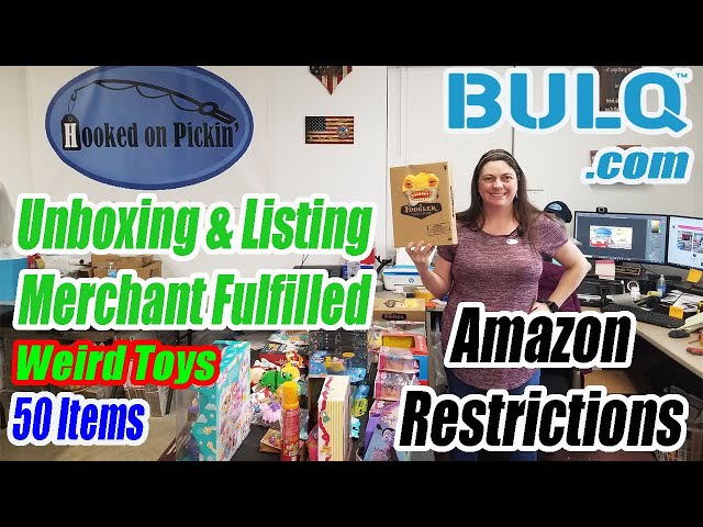 Bulq.com Unboxing & Listing Merchant Fulfilled Because of Amazon Restrictions Online Reselling