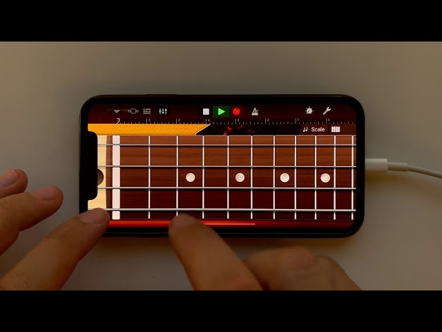 Queen - Another One Bites The Dust on iPhone (GarageBand)
