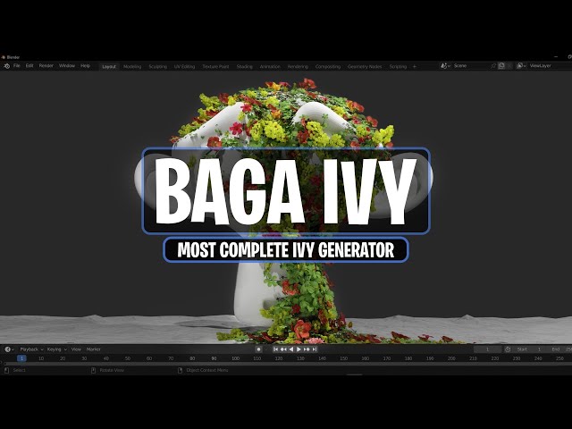 Baga Ivy - The Ultimate Ivy Generator For Blender!