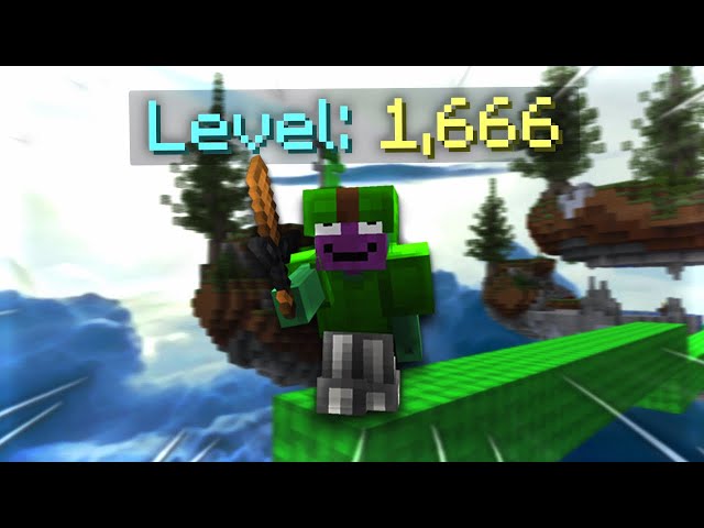 How Good Is The HIGHEST Level Hypixel Player? (Level 1,666)