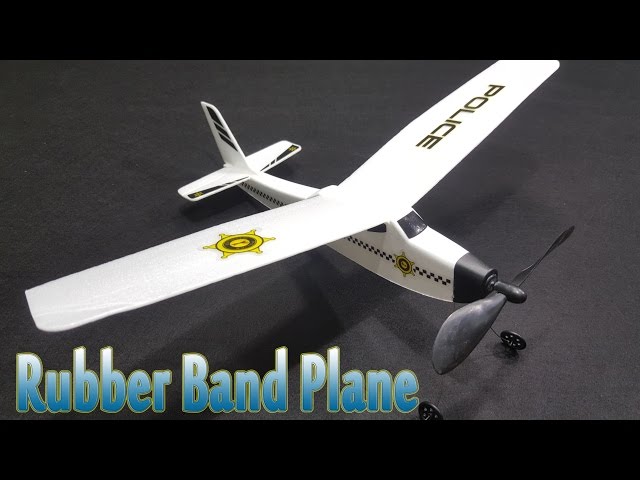How to Assembling Rubber Band Plane with DIY KIT