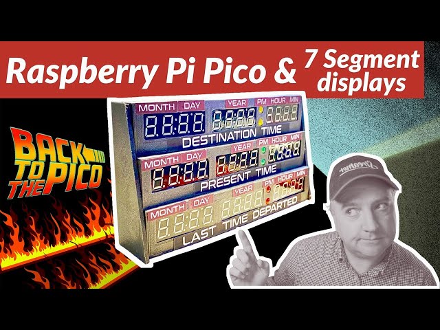 Raspberry Pi Pico, 7 Segment Displays and 74hc595 shift registers