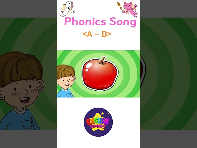 Phonics Song 1 (A~D) (Phonics) - English song for Toddlers #shorts