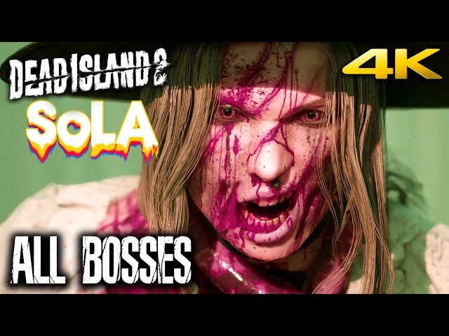 DEAD ISLAND 2: SoLA DLC - All Bosses / Boss Fights & Ending With Cutscenes (4K 60FPS) PC Ultra HD