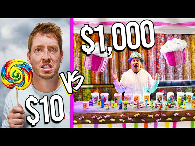 $10 VS $1,000 CANDY SHOPS *Budget Challenge*