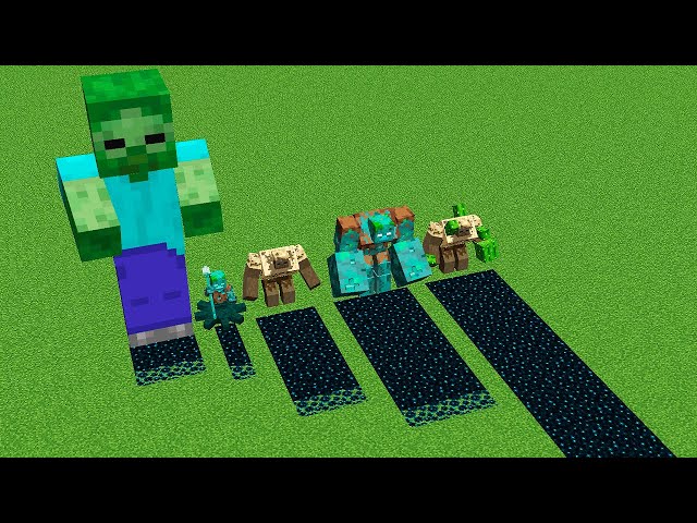 Which of the All Zombie Mobs and All Husk Mobs Mod Drowned Bosses will generate more Sculk?