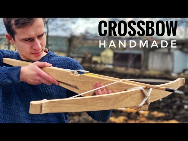 Woodworking. Crossbow and Arrow.
