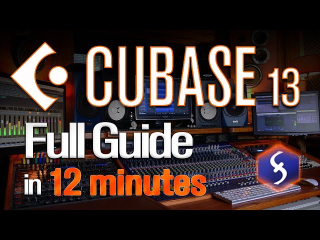 Cubase - Tutorial for Beginners in 12 MINUTES!  [ FULL GUIDE ]
