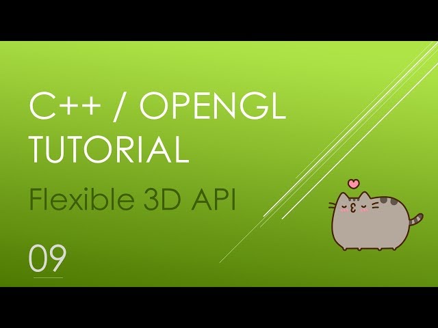 OpenGL/C++ 3D Tutorial 09 - Shader Intro