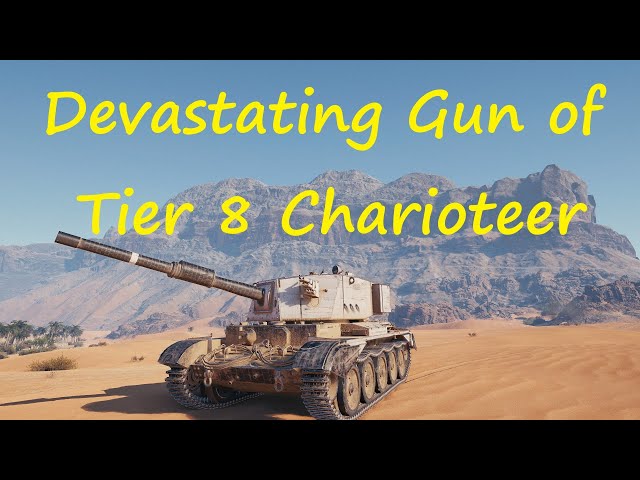 World of Tanks - This is What 1478 m/s Shell Velocity Looks Like! Charioteer Gameplays