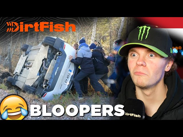 🤣 Bloopers & Funny Moments from WRC Rally Monte Carlo 2024!
