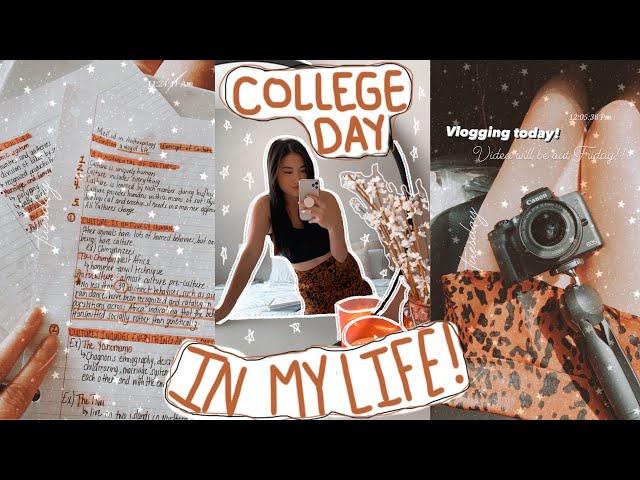 COLLEGE DIARIES | a day in the life of a college student, how i take notes, Mcdonald's spicy nugget!