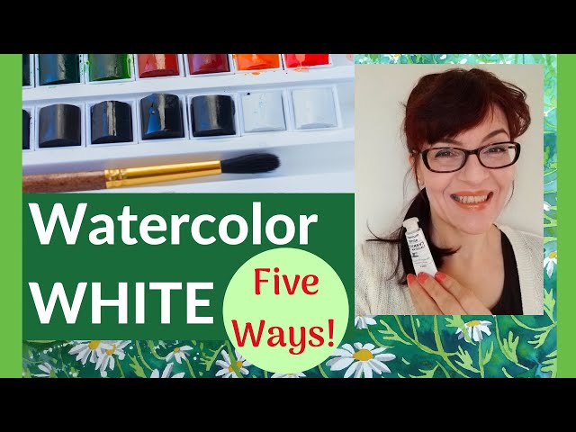 WHITE WATERCOLOR Paint (5 Brilliant Ways!)