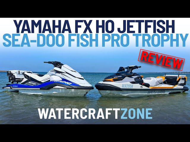 2023 Sea-Doo Fish Pro Trophy versus Yamaha FX HO JetFish Review | Watercraft Zone