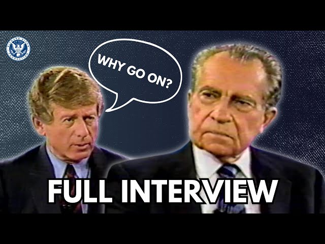 Richard Nixon on Nightline with Ted Koppel | FULL INTERVIEW January 7, 1992