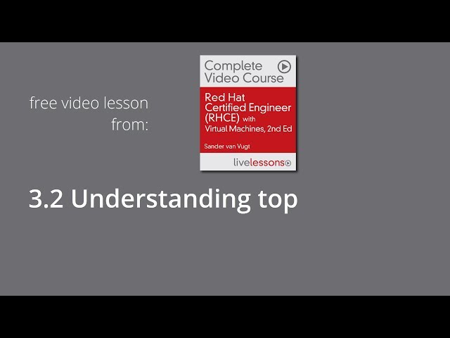 Understanding top - RHCE System Performance Reporting, RHCE Complete Video Course, lesson 3.2