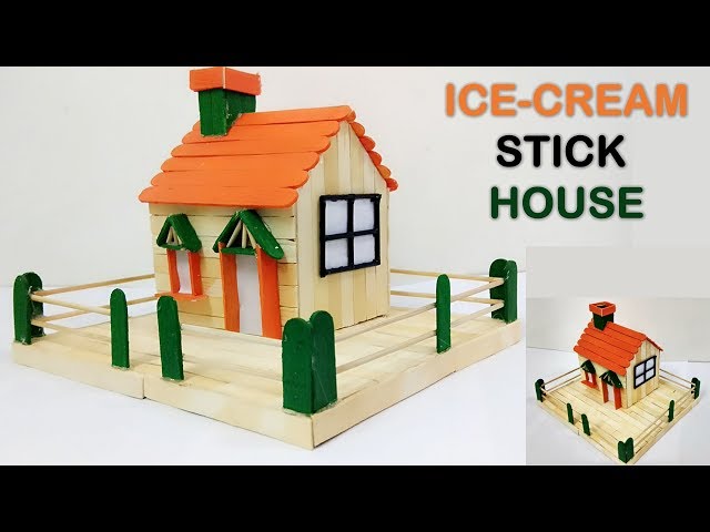 How to Make Ice Cream Stick House | DIY | 5 minutes craft